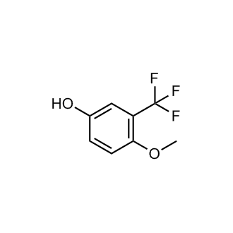 4-methoxy-3-(trifluoromethyl)phenol Structure