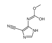 methyl N-(5-cyano-1H-imidazol-4-yl)carbamate Structure