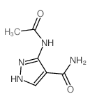 3-acetamido-2H-pyrazole-4-carboxamide结构式