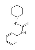 3-phenyl-1-(1-piperidyl)thiourea结构式