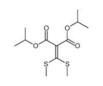 dipropan-2-yl 2-[bis(methylsulfanyl)methylidene]propanedioate结构式