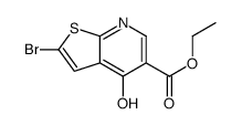 ethyl 2-bromo-4-oxo-7H-thieno[2,3-b]pyridine-5-carboxylate Structure