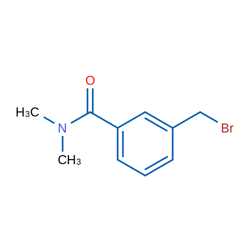 3-(Bromomethyl)-N,N-dimethylbenzamide Structure