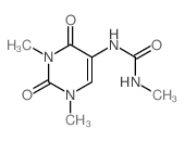 Urea,N-methyl-N'-(1,2,3,4-tetrahydro-1,3-dimethyl-2,4-dioxo-5-pyrimidinyl)- Structure