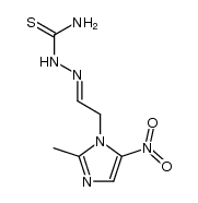 (2-methyl-5-nitro-imidazol-1-yl)-acetaldehyde thiosemicarbazone结构式