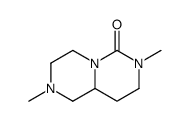 6H-Pyrazino[1,2-c]pyrimidin-6-one,octahydro-2,7-dimethyl-(9CI)结构式