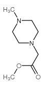 4-Methyl-1-piperazineacetic acid methyl ester structure