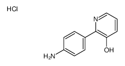 2-(4-aminophenyl)pyridin-3-ol,hydrochloride结构式