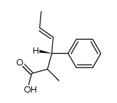 (3S,4E)-2-methyl-3-phenylhex-4-enoic acid Structure