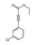 (3-CHLORO-PHENYL)-PROPYNOIC ACID ETHYL ESTER Structure