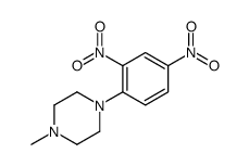 1-(2,4-dinitrophenyl)-4-methylpiperazine结构式