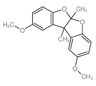 2,9-dimethoxy-5a,10b-dimethyl-[1]benzofuro[2,3-b][1]benzofuran Structure