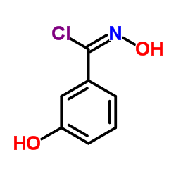 N,3-DIHYDROXY-BENZENE CARBOXIMIDOYL CHLORIDE Structure