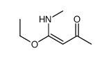 4-ethoxy-4-(methylamino)but-3-en-2-one Structure