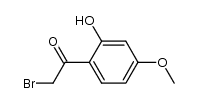 2-bromo-1-(2-hydroxy-4-methoxy-phenyl)ethanone结构式