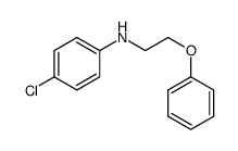 4-chloro-N-(2-phenoxyethyl)aniline结构式