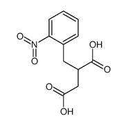 2-[(2-nitrophenyl)methyl]butanedioic acid结构式