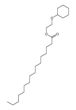 2-cyclohexyloxyethyl hexadecanoate Structure