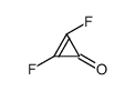 2,3-difluorocycloprop-2-en-1-one Structure