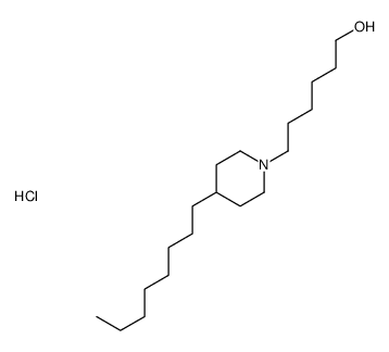 6-(4-octylpiperidin-1-yl)hexan-1-ol,hydrochloride Structure