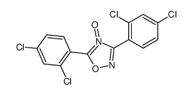 3,5-bis(2,4-dichlorophenyl)-4-oxido-1,2,4-oxadiazol-4-ium Structure