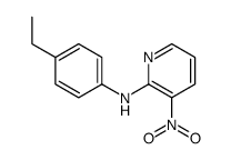 N-(4-ethylphenyl)-3-nitropyridin-2-amine结构式