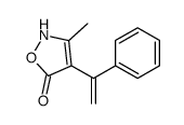 3-methyl-4-(1-phenylethenyl)-2H-1,2-oxazol-5-one Structure