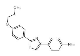 4-[2-(4-propoxyphenyl)-1,3-thiazol-4-yl]aniline picture