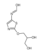 N-[2-(2,3-dihydroxypropoxy)-1,3-thiazol-5-yl]formamide Structure