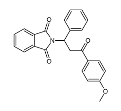 N-[3-(4-methoxy-phenyl)-3-oxo-1-phenyl-propyl]-phthalimide Structure