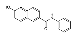 6-hydroxy-N-phenylnaphthalene-2-carboxamide结构式