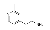 4-Pyridineethanamine,2-methyl-(9CI) structure