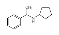Cyclopentyl-(1-phenyl-ethyl)-amine结构式