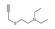 N,N-diethyl-2-prop-2-ynylsulfanylethanamine Structure