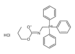 triphenyl-[(propoxycarbonylamino)methyl]phosphanium,chloride结构式