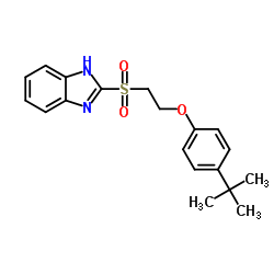 2-{[2-(4-tert-butylphenoxy)ethyl]sulfonyl}-1H-benzimidazole Structure