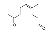 4-methyl-8-oxonon-4-enal Structure