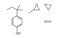 formaldehyde,4-(2-methylbutan-2-yl)phenol,2-methyloxirane,oxirane Structure