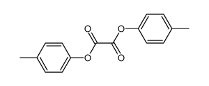 Oxalic acid bis(4-methylphenyl) ester Structure