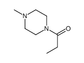Piperazine, 1-methyl-4-(1-oxopropyl)- (9CI) structure