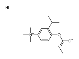 trimethyl-[4-(methylcarbamoyloxy)-3-propan-2-ylphenyl]azanium,iodide Structure