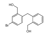 [2-[[4-bromo-2-(hydroxymethyl)phenyl]methyl]phenyl]methanol Structure