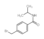 Benzamide,4-(bromomethyl)-N-(1-methylethyl)- Structure
