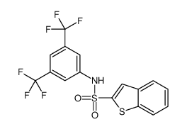 N-[3,5-bis(trifluoromethyl)phenyl]-1-benzothiophene-2-sulfonamide Structure