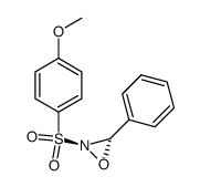 cis-2-(4-methoxy-benzenesulfonyl)-3-phenyl-oxaziridine Structure