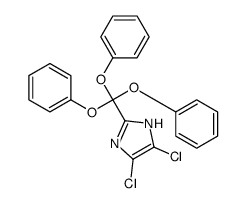 4,5-dichloro-2-(triphenoxymethyl)-1H-imidazole Structure