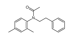 N-(2,4-dimethylphenyl)-N-(2-phenylethyl)acetamide结构式