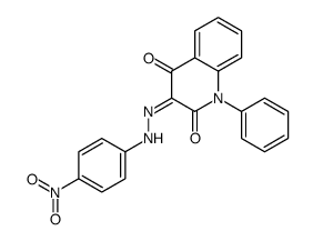 3-[(4-nitrophenyl)hydrazinylidene]-1-phenylquinoline-2,4-dione Structure