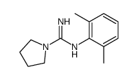 N'-(2,6-dimethylphenyl)pyrrolidine-1-carboximidamide Structure