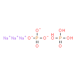 trisodium trihydrogen bis(phosphate)结构式